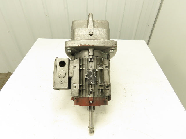 Nord SK 4282-100L/40 Shaft Mount Gearmotor 5Hp 230/460V 3PH 18:1 Reducer 95 RPM