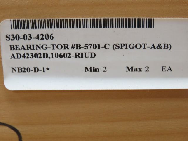 Scheerer 10602-RIUD Cylindrical Roller Bearing + Inner Ring 30" OD AD-42302D