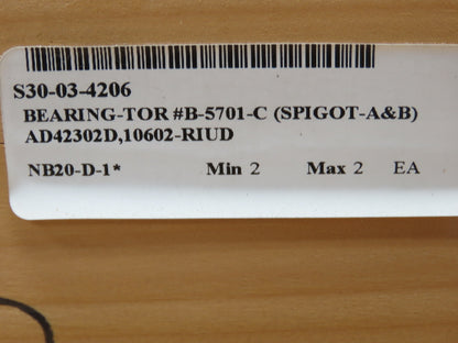 Scheerer 10602-RIUD Cylindrical Roller Bearing + Inner Ring 30" OD AD-42302D