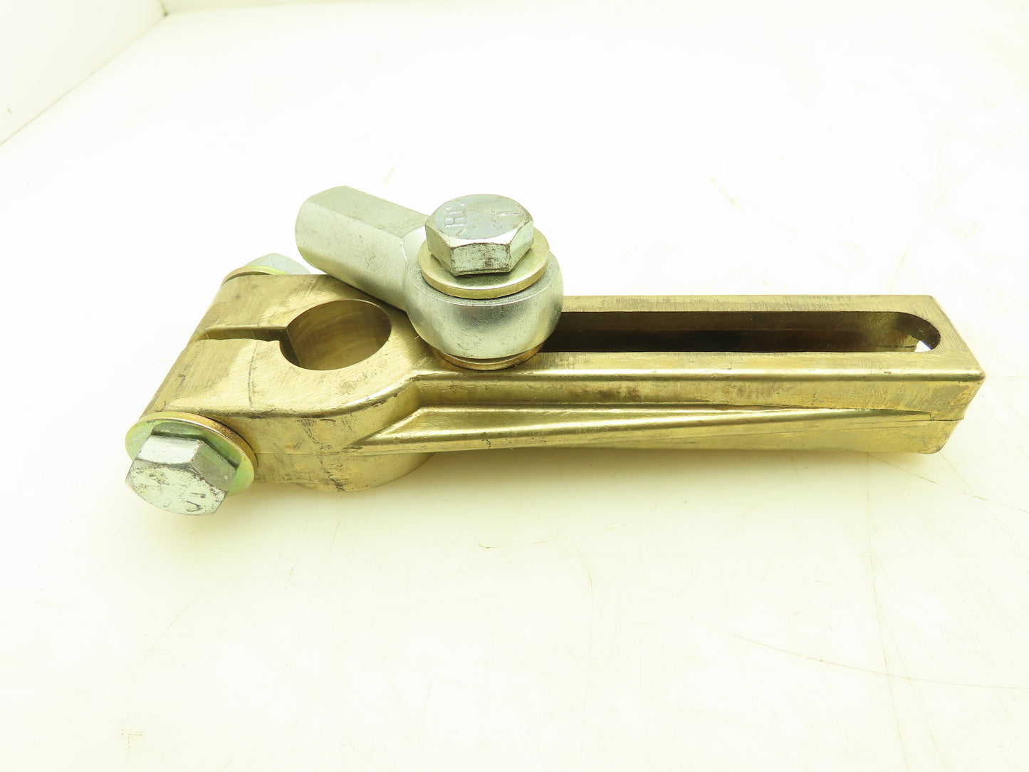 Honeywell 087449  Adjustable Brass Actuator Lever Crank Arm 1" ID x 7"L