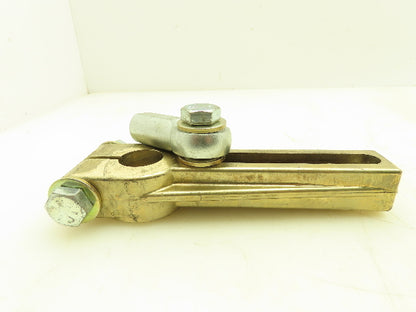 Honeywell 087449  Adjustable Brass Actuator Lever Crank Arm 1" ID x 7"L
