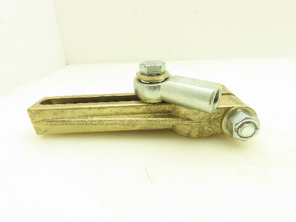 Honeywell 087449  Adjustable Brass Actuator Lever Crank Arm 1" ID x 7"L