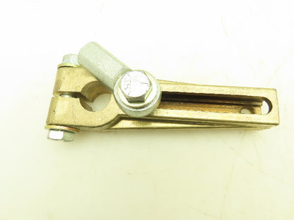 Honeywell 087449  Adjustable Brass Actuator Lever Crank Arm 1" ID x 7"L