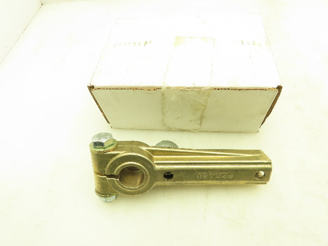 Honeywell 087449  Adjustable Brass Actuator Lever Crank Arm 1" ID x 7"L