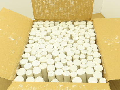 Markal 80500 White Railroad Chalk 1" Dia x 4"L   Box of 144pcs