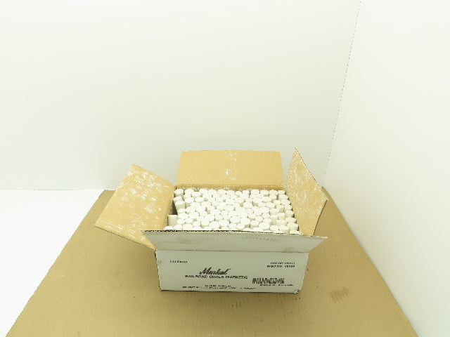 Markal 80500 White Railroad Chalk 1" Dia x 4"L   Box of 144pcs