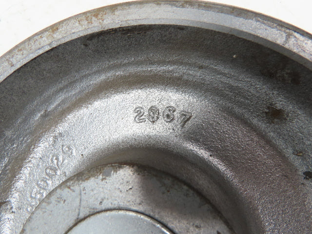 Albion 8x3x3/4" Cast Iron Steel Grooved V-Groove Caster Wheel 8" OD