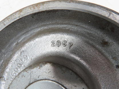 Albion 8x3x3/4" Cast Iron Steel Grooved V-Groove Caster Wheel 8" OD