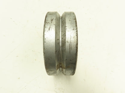 Albion 8x3x3/4" Cast Iron Steel Grooved V-Groove Caster Wheel 8" OD