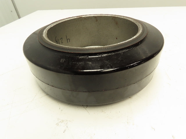 Superior Tire 12x4x8" SF Black Rubber Solid Press-On Forklift Tire  Lot of 2