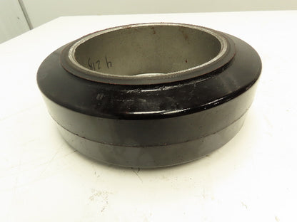 Superior Tire 12x4x8" SF Black Rubber Solid Press-On Forklift Tire  Lot of 2