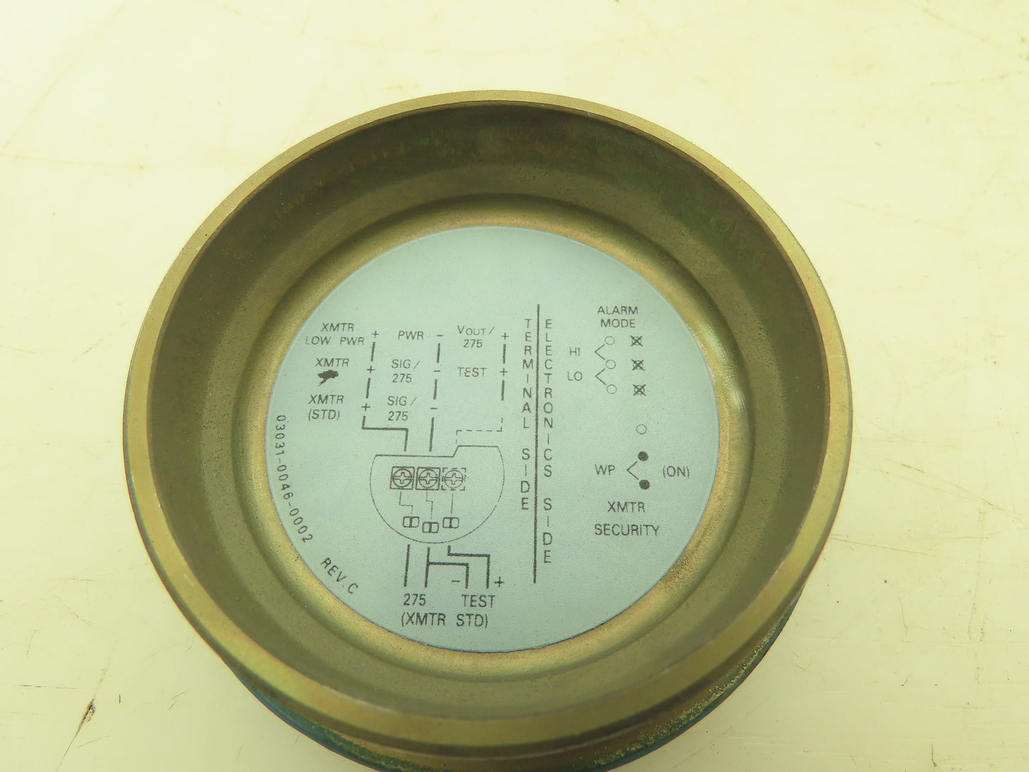 Rosemount 03031 0761 0022 Coplanar Pressure Transmitter 3626 PSI 0-250" H2O