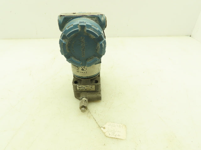 Rosemount 03031 0761 0022 Coplanar Pressure Transmitter 3626 PSI 0-250" H2O