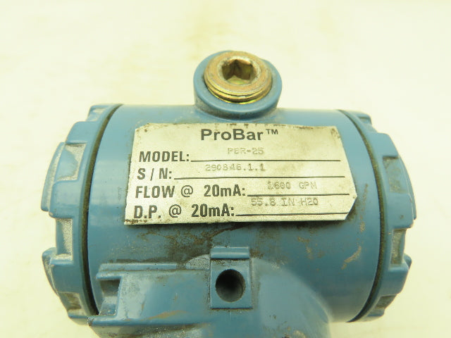 Rosemount 03031 0761 0022 Coplanar Pressure Transmitter 3626 PSI 0-250" H2O
