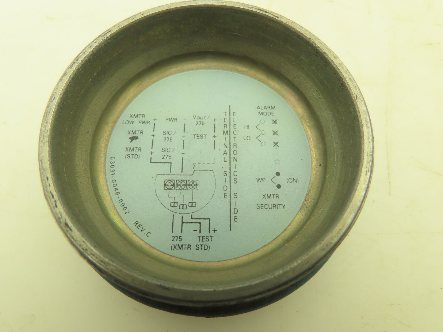 Rosemount 03031 0761 0022 Coplanar Pressure Transmitter 3626 PSI 0-250" H2O