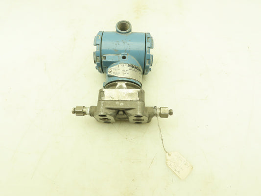 Rosemount 03031 0761 0022 Coplanar Pressure Transmitter 3626 PSI 0-250" H2O