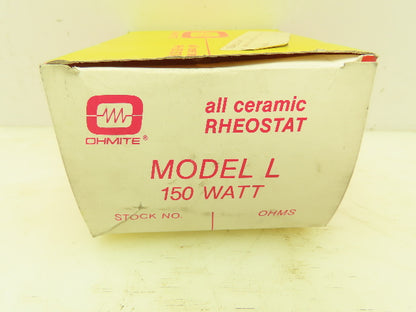 Ohmite RLS10K Model L Rheostat Wirewound Potentiometer Resistor 150W 10k ohm