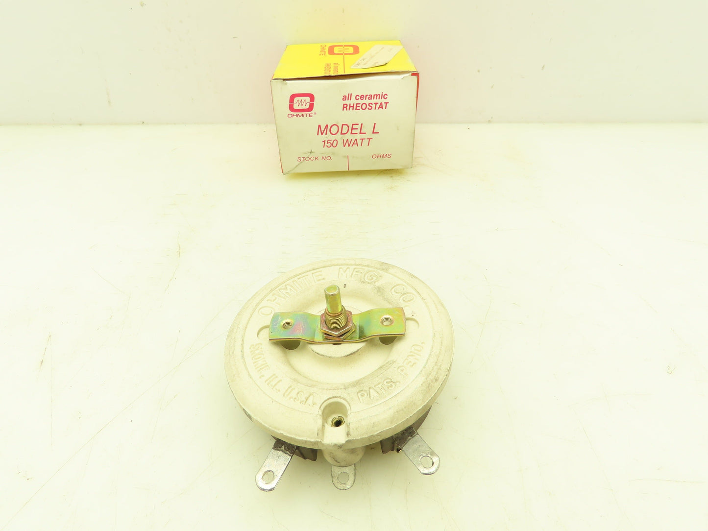 Ohmite RLS10K Model L Rheostat Wirewound Potentiometer Resistor 150W 10k ohm