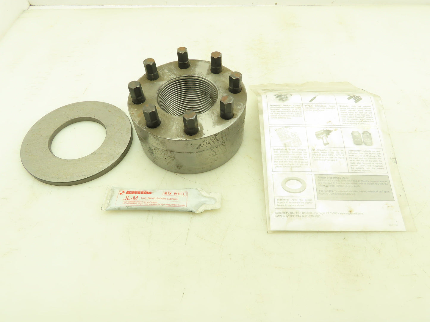 Superbolt CN-275-8-JLM Multi Jackbolt Tensioner Locking Nut 2-3/4-8 Tread