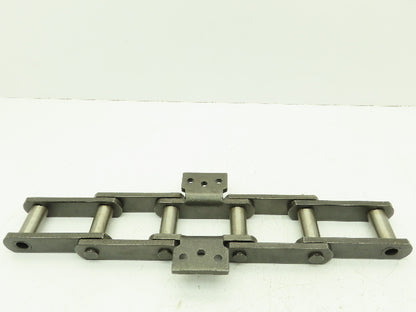 Tsubaki P-5518 Steel Attachment Roller Chain w/Connector Links 4" Pitch