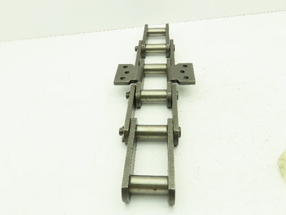 Tsubaki P-5518 Steel Attachment Roller Chain w/Connector Links 4" Pitch