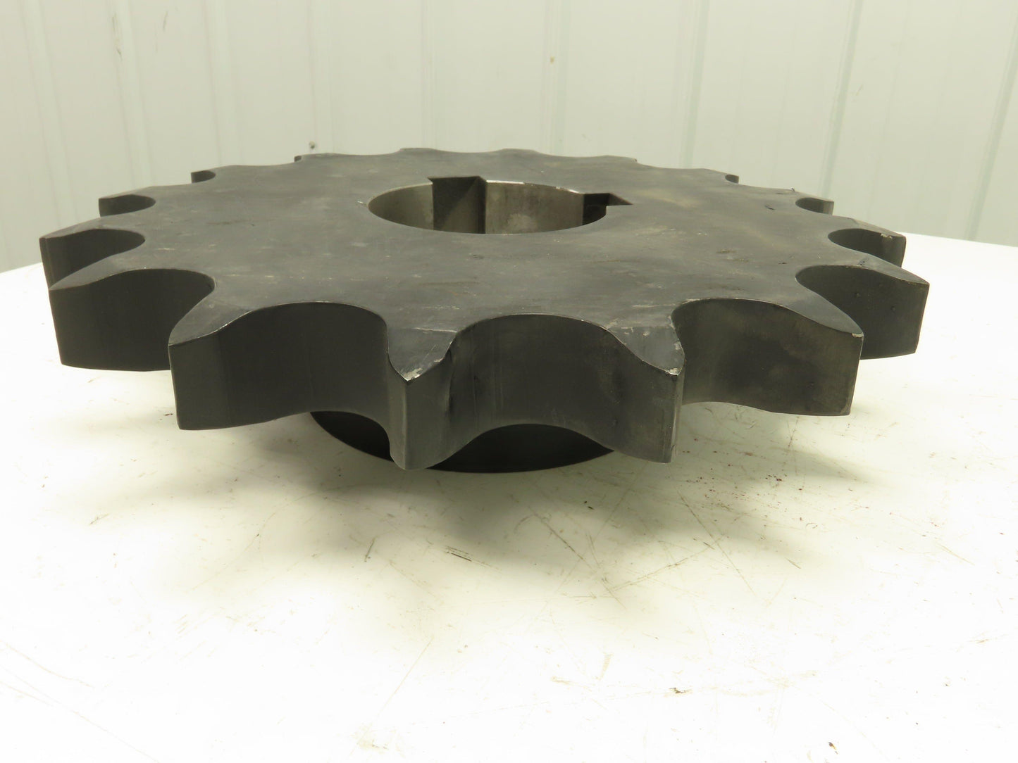 240B16 #240 Steel Roller Chain Sprocket 3" Pitch 16T 4.9" Keyed Bore