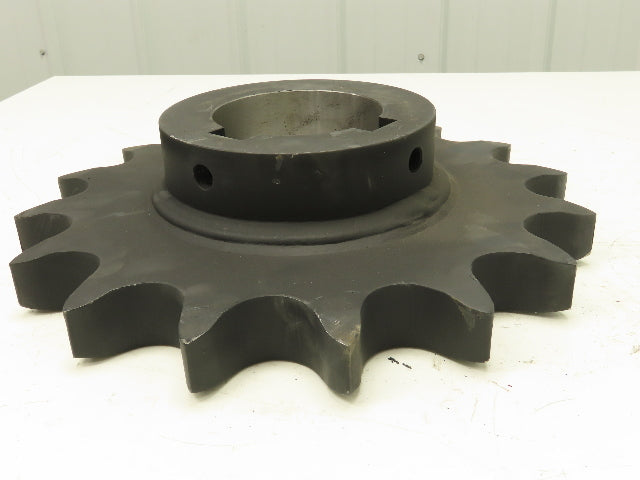 240B16 #240 Steel Roller Chain Sprocket 3" Pitch 16T 4.9" Keyed Bore
