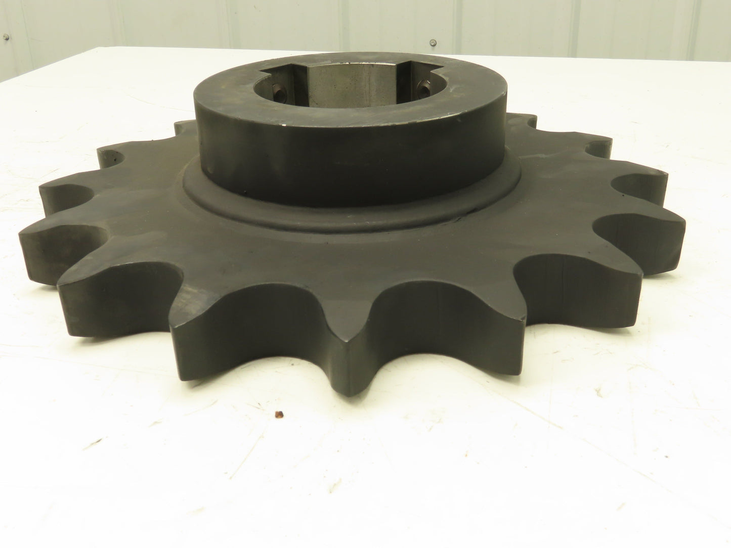 240B16 #240 Steel Roller Chain Sprocket 3" Pitch 16T 4.9" Keyed Bore