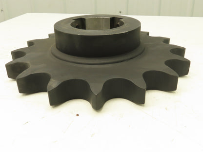 240B16 #240 Steel Roller Chain Sprocket 3" Pitch 16T 4.9" Keyed Bore