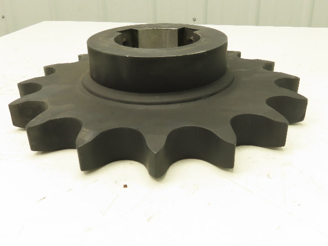 240B16 #240 Steel Roller Chain Sprocket 3" Pitch 16T 4.9" Keyed Bore