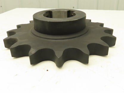 240B16 #240 Steel Roller Chain Sprocket 3" Pitch 16T 4.9" Keyed Bore