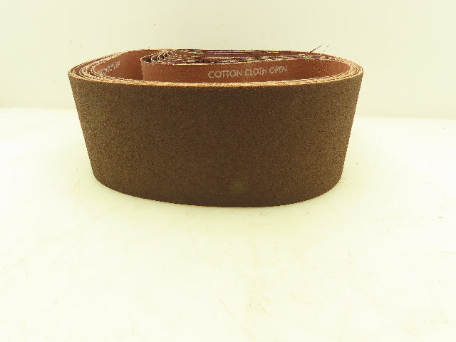 Norton R215 4"x36" Narrow Belt Sandpaper 60 Grit Sanding Belt  Lot of 20