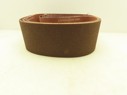 Norton R215 4"x36" Narrow Belt Sandpaper 60 Grit Sanding Belt  Lot of 20