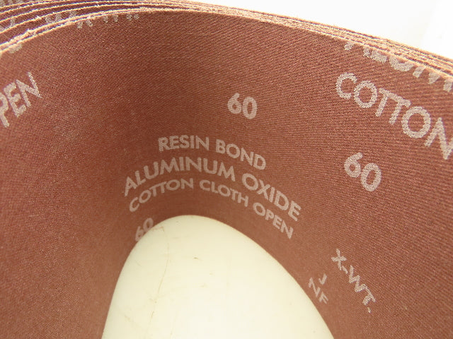 Norton R215 4"x36" Narrow Belt Sandpaper 60 Grit Sanding Belt  Lot of 20