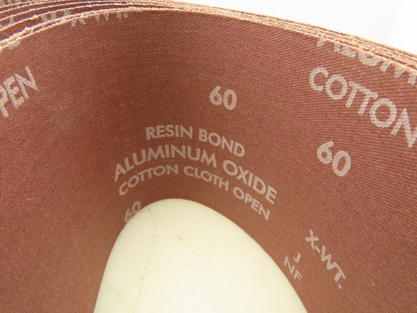 Norton R215 4"x36" Narrow Belt Sandpaper 60 Grit Sanding Belt  Lot of 20