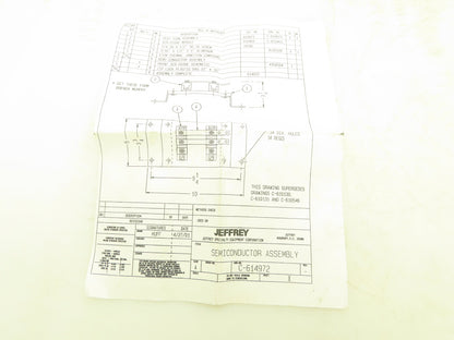 PRX CM421255 SCR Diode Thyristor Module Powerflex Unit