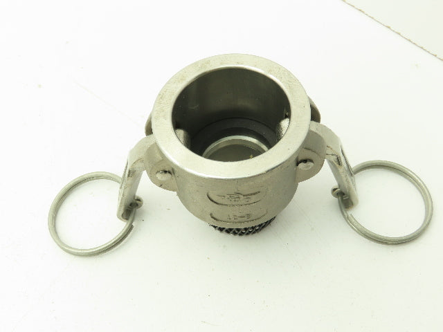 12-B Camlock 1-1/4" Stainless Cam & Groove Female Coupling x Male NPT  Lot of 5