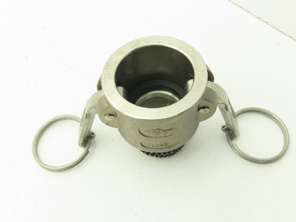 12-B Camlock 1-1/4" Stainless Cam & Groove Female Coupling x Male NPT  Lot of 5