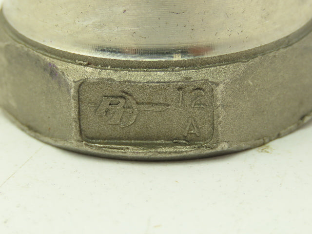 12A Camlock 1-1/4" Stainless Cam & Groove Male Coupling x Female NPT  Lot of 5