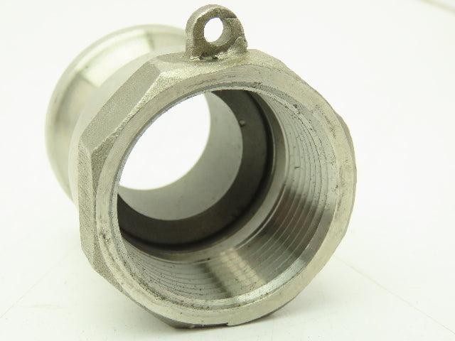 12A Camlock 1-1/4" Stainless Cam & Groove Male Coupling x Female NPT  Lot of 5