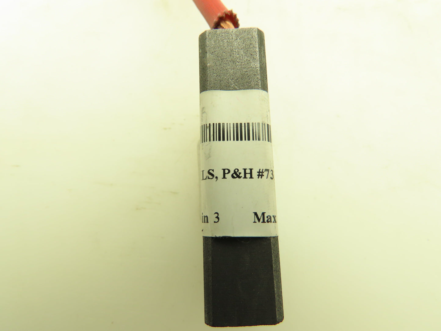 Helwig 73F123D19 P&H Carbon Brush 1/2 x 1-1/8 x 2" Motor Brushes Lot of 3