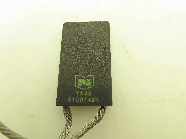 National TA45 Carbon Motor Brushes 1/2x1-1/2x2-1/2" Lot of 4