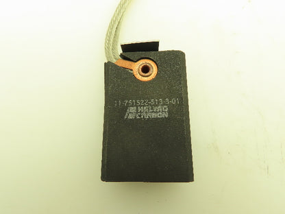 Helwig Carson E35 Carbon Motor Brushes 2 Wafer 3/4x1-1/2x2-1/4" Lot of 3