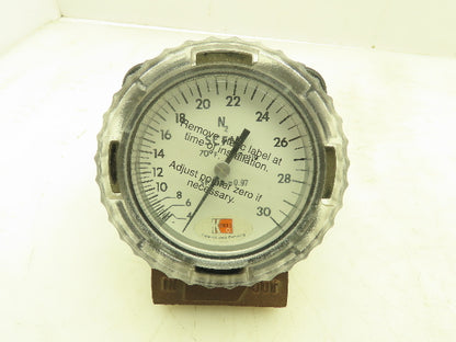 Kobold RCM-9106 Direct Reading Flowmeter 4-30 SCFM 1/2" NPT Bronze