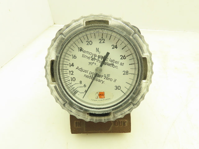 Kobold RCM-9106 Direct Reading Flowmeter 4-30 SCFM 1/2" NPT Bronze
