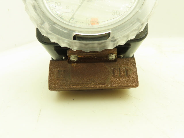 Kobold RCM-9106 Direct Reading Flowmeter 4-30 SCFM 1/2" NPT Bronze
