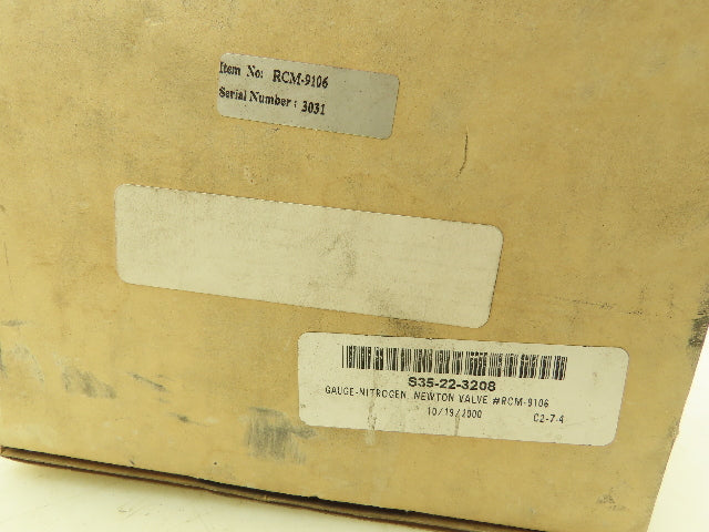 Kobold RCM-9106 Direct Reading Flowmeter 4-30 SCFM 1/2" NPT Bronze