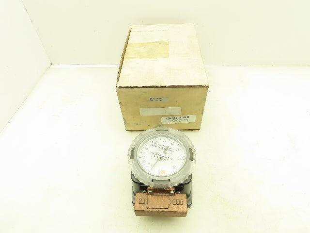 Kobold RCM-9106 Direct Reading Flowmeter 4-30 SCFM 1/2" NPT Bronze