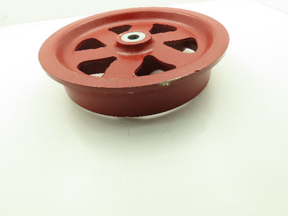 Hamilton WFT 14 Cast Iron Single Flanged Track Wheel 14"x2-3/4"x 1" Bore 3000Lb
