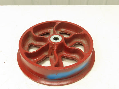 Hamilton WFT 14 Cast Iron Single Flanged Track Wheel 14"x2-3/4"x 1" Bore 3000Lb